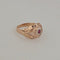 54 Bague Tank en or jaune, platine et rubis 58 Facettes 2779473