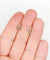 Dormeuses fleurs anciennes en or blanc et jaune 18k et perle 58 Facettes A07578