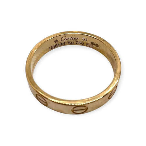 51 Cartier Love - Bague en or jaune 750 58 Facettes 330094116