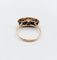 53 Bague marquise Art déco en or rose, diamants et saphirs 58 Facettes A07579