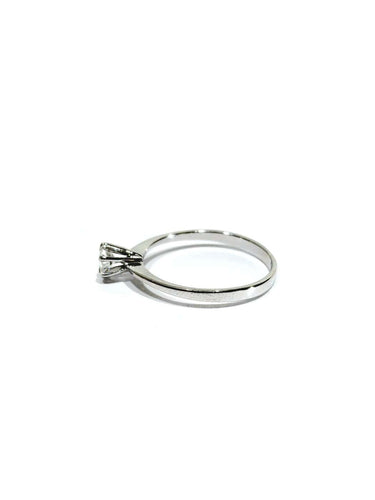 Bague 54 Solitaire - Bague en or blanc et diamant 58 Facettes 1794850