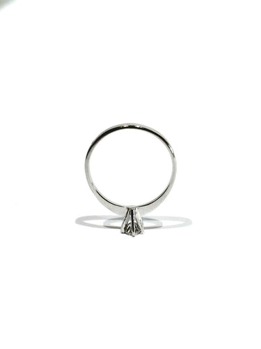 Bague 54 Solitaire - Bague en or blanc et diamant 58 Facettes 1794850