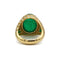 Bague 53 Bague en or jaune 18K, diamants et émeraude colombienne 58 Facettes SA017