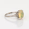 Bague Bague cocktail en platine 900 avec opale jelly 2,75 ct et diamants 58 Facettes G11958