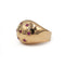 Bague 48 Bague constellation en or jaune 750 et rubis 58 Facettes SA072