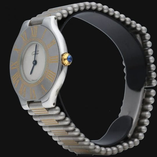 Cartier Must 21 - Montre en or jaune et acier 58 Facettes MT47591