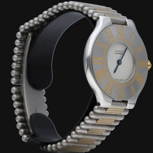 Cartier Must 21 - Montre en or jaune et acier 58 Facettes MT47591