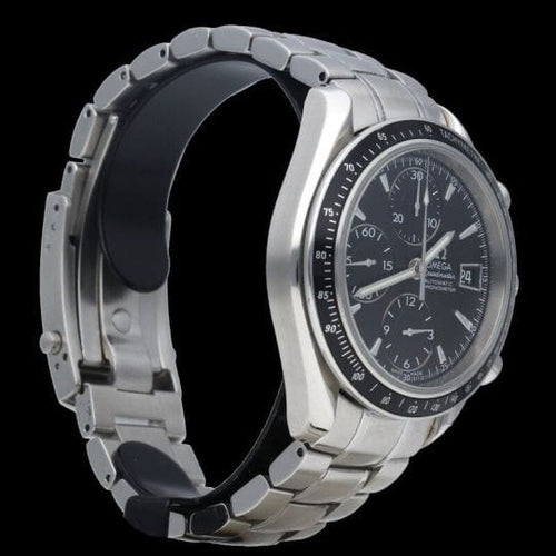 Omega Speedmaster Day-Date - Montre chronographe en acier 58 Facettes MT45383