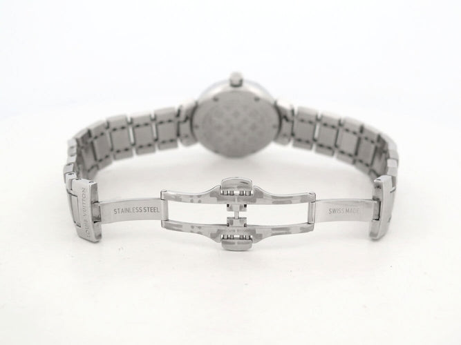Louis Vuitton Tambour - Montre Q1211 28 mm en acier 58 Facettes 275944