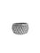 56 Bague cocktail certifiée HRD en or blanc 18 carats et diamants 58 Facettes A2089