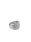 56 Bague cocktail certifiée HRD en or blanc 18 carats et diamants 58 Facettes A2089