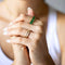 53 Émeraude - Bague d'éternité en or 18K et émeraudes 58 Facettes GBR1039YG
