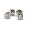 Boucles d'oreilles puces en or blanc 18K et diamants 58 Facettes BOV/260040