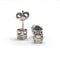 Boucles d'oreilles puces en or blanc 18K et diamants 58 Facettes BOV/260040