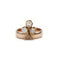 45 Bague duchesse en or jaune 750 et diamants 58 Facettes SA010
