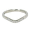 Bague 47 Tiffany & Co. Elsa Peretti - Alliance courbée en platine et diamants 58 Facettes p6tehryi1y