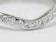 Bague 47 Tiffany & Co. Elsa Peretti - Alliance courbée en platine et diamants 58 Facettes p6tehryi1y