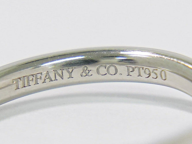 Bague 47 Tiffany & Co. Elsa Peretti - Alliance courbée en platine et diamants 58 Facettes p6tehryi1y