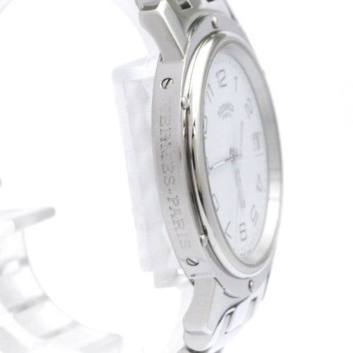 Montre Hermès Clipper - Montre quartz en acier inoxydable 58 Facettes cq18916qgq