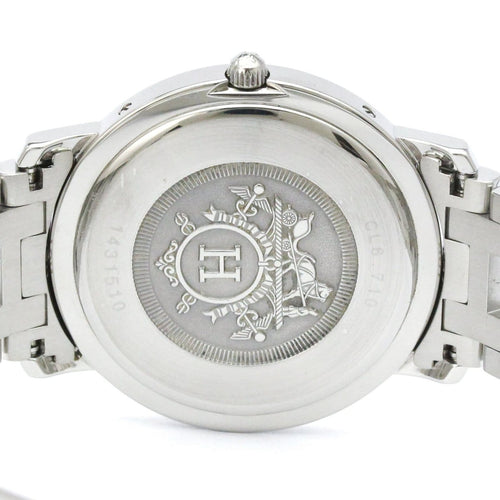Montre Hermès Clipper - Montre quartz en acier inoxydable 58 Facettes cq18916qgq