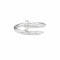 Bague 57 Cartier Juste un Clou - Bague classique en or blanc 58 Facettes 35840