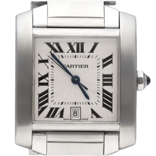 Cartier Tank Française - Montre en acier 58 Facettes MT45214