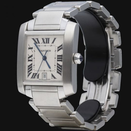 Cartier Tank Française - Montre en acier 58 Facettes MT45214