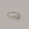 53 Bague aigue-marine en or blanc 58 Facettes 2779533