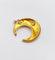 Pendentif croissant de lune antique en or 18k et perles 58 Facettes A07490