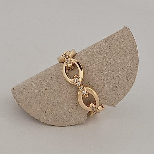 52 Bague en or jaune et diamants 58 Facettes 2779500