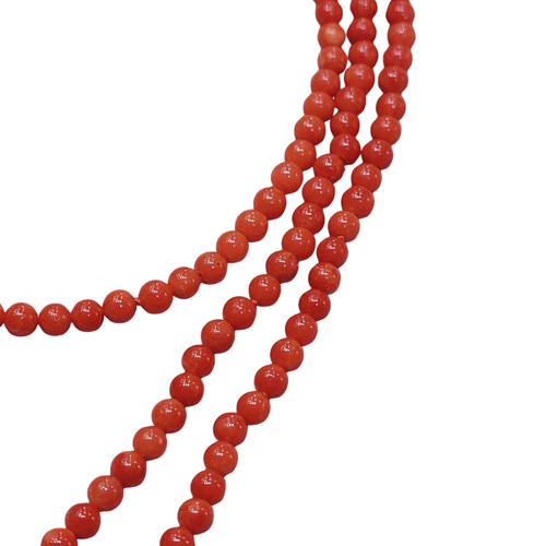 Collier en corail et or 18 carats 58 Facettes COV799