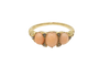 48 Bague édouardienne en or jaune, corail et diamants 58 Facettes 11544