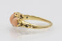 48 Bague édouardienne en or jaune, corail et diamants 58 Facettes 11544