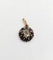 Pendentif victorien en or 18k, argent et diamant taille table 58 Facettes A07481