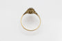 54 Art déco - Bague en or jaune, platine et diamants 58 Facettes 13443