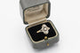 54 Art déco - Bague en or jaune, platine et diamants 58 Facettes 13443