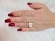 53 Chevalière - Bague en or blanc et jaune avec diamant 58 Facettes A2090