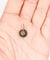 Pendentif victorien en or 18k, argent et diamant taille table 58 Facettes A07482