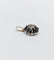 Pendentif victorien en or 18K, argent et diamant taille rose 58 Facettes A07483