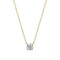 Embrace - Collier solitaire en or 18 carats et diamant 58 Facettes GPD1034YG