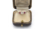 55 Bague en or jaune avec diamants anciens et rubis synthétiques 58 Facettes 13442
