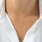 Collier en or 18 carats et diamant jaune ovale 0,50 ct 58 Facettes GPD1023YG-1