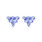 Eden - Boucles d'oreilles 4,2 ct en or blanc 18K et tanzanites 58 Facettes GER1025TZ