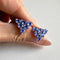 Eden - Boucles d'oreilles 4,2 ct en or blanc 18K et tanzanites 58 Facettes GER1025TZ