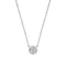 Collier Embrace - Collier halo en or blanc 18K et diamants 58 Facettes GPD1021WG