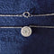 Embrace - Collier halo en or blanc 18K et diamants 58 Facettes GPD1021WG