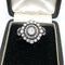 53 Bague en or jaune et argent avec diamants 58 Facettes 444/26 A