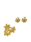 Ensemble boucles d'oreilles et pendentif-broche en or jaune, or blanc et diamants 58 Facettes PA1522