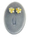 Ensemble boucles d'oreilles et pendentif-broche en or jaune, or blanc et diamants 58 Facettes PA1522