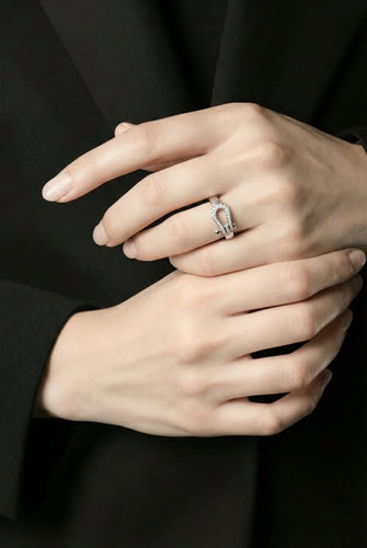 52 Fred Force 10 - Bague en or blanc et diamants 58 Facettes A1844